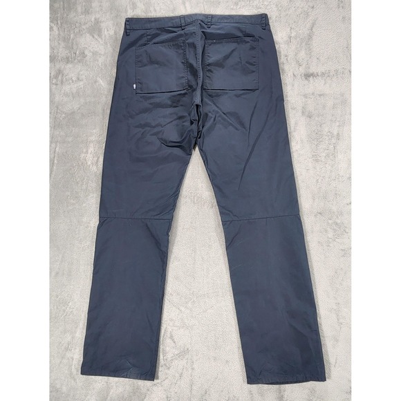 Fjallraven Pants Mens Medium 40x36 Navy Greenland Jeans G-1000 Cargo Hiking - Picture 7 of 16